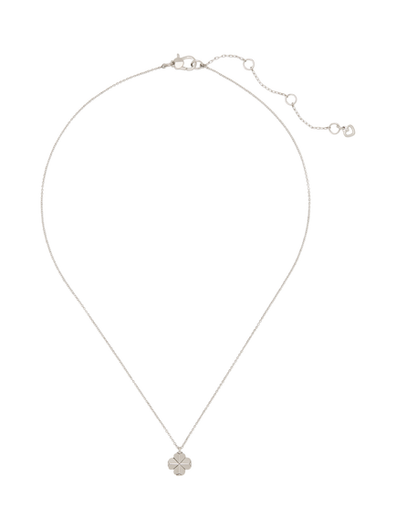 kate spade new york Flower Pendant, Silver - view 2, Silver