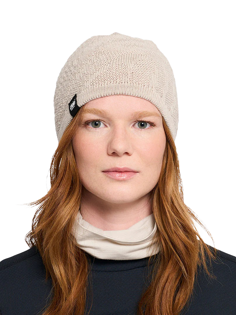 Product image 2 of 11, which shows Ciele Merino Wool Knit Beanie, Vanilla