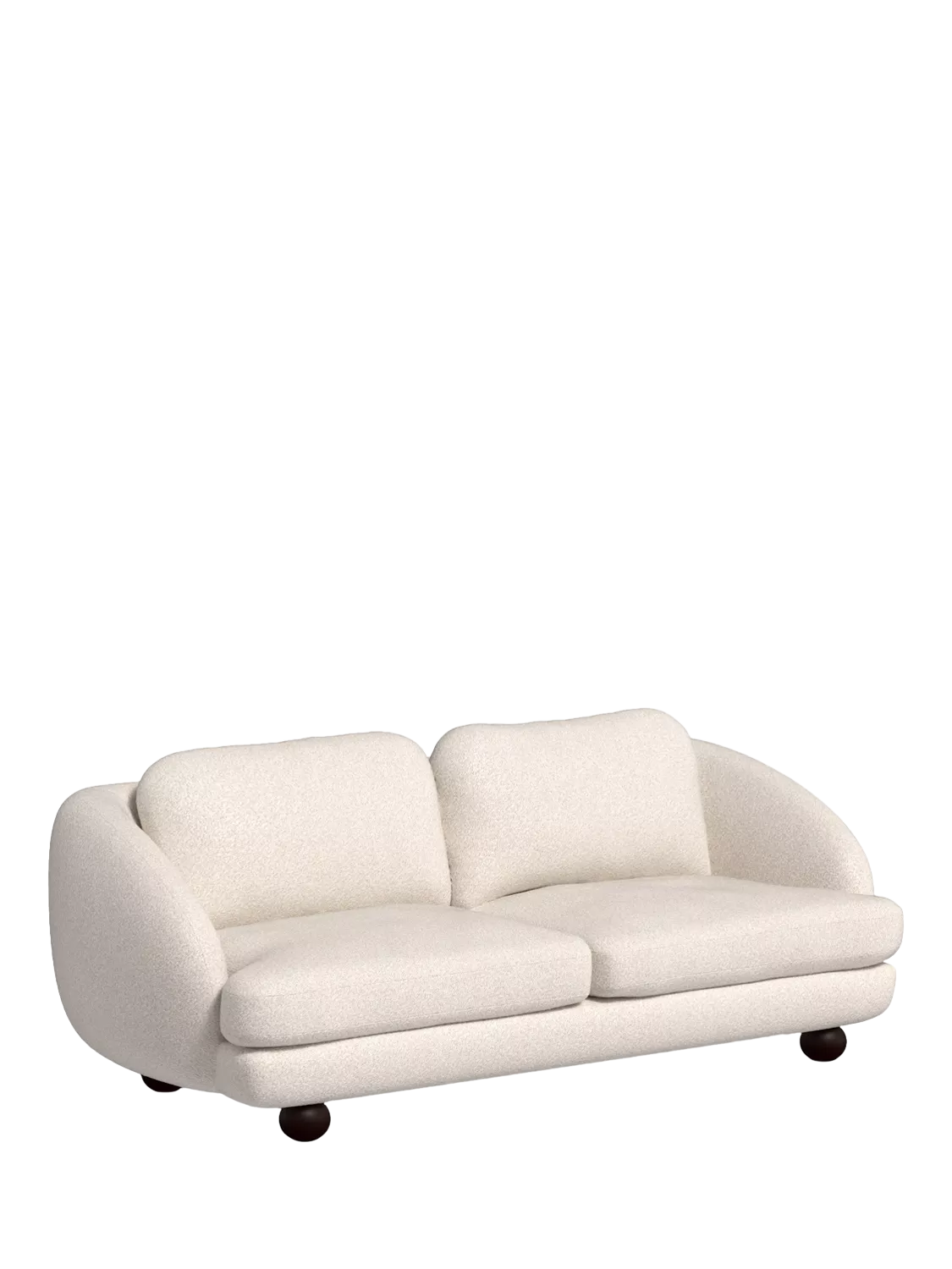 MADE Madris Large 3 Seater Sofa, Cream Boucle