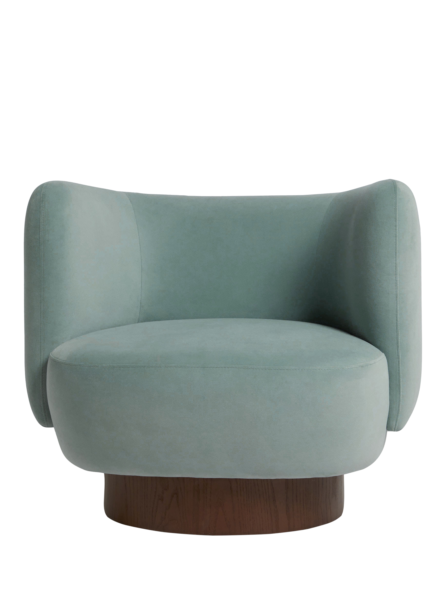 Novara Range, MADE Novara Armchair, Blue Velvet