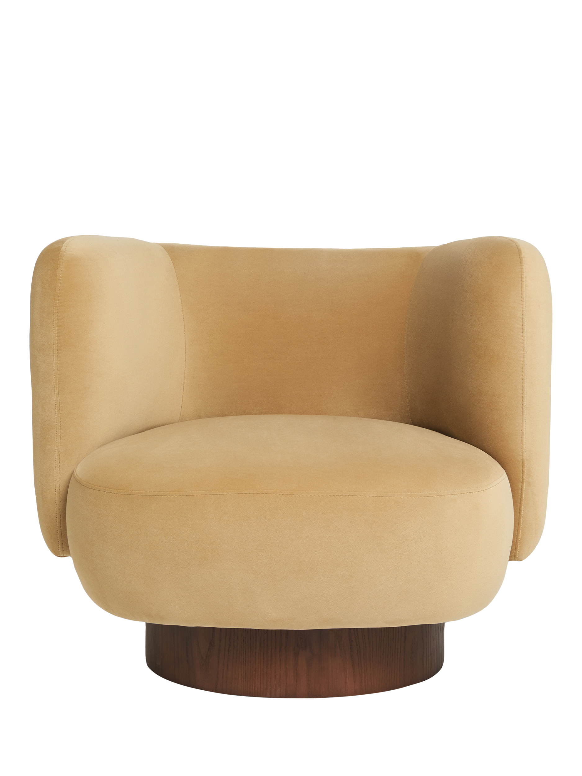 Novara Range, MADE Novara Armchair, Caramel Velvet