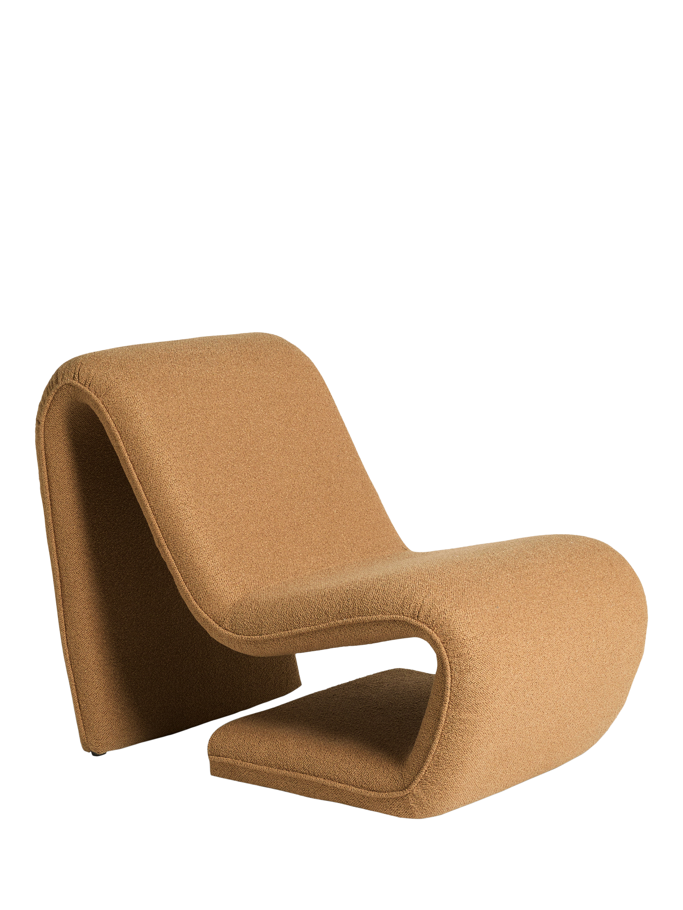 Wexler Range, MADE Wexler Chair, Caramel Boucle