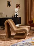 MADE Wexler Chair, Caramel Boucle