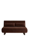 MADE Quilt 2.5 Seater Sofa Bed, Chocolate