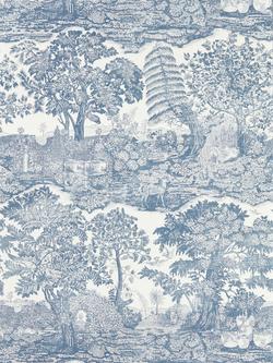 Sanderson Highgrove Toile Wallpaper, Tetbury Blue
