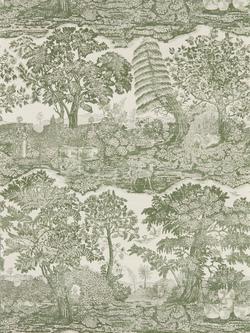 Sanderson Highgrove Toile Wallpaper, Yew Green