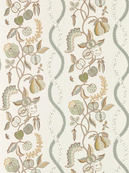 Sanderson The Kitchen Garden Wallpaper, Gloucestershire Pear