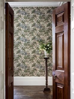 Sanderson The Stumpery Wallpaper Mural - view 2, Fern