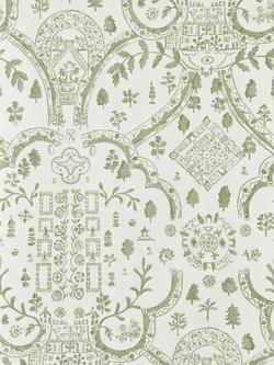 Sanderson Topiary View Wallpaper, Thyme