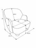 MADE Ellio Armchair, Green