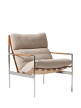 West Elm Stuart Sling Armchair, Chenille Sand