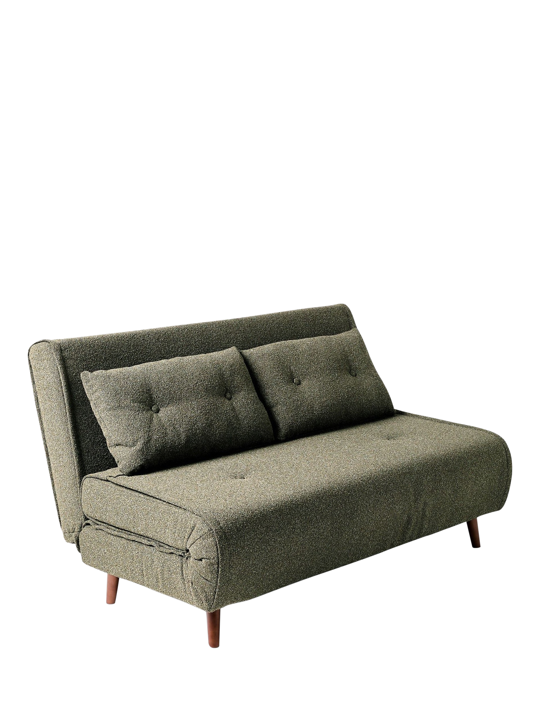 Haru Range, MADE Haru 2.5 Seater Sofa Bed, Green Boucle