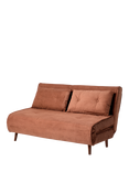 MADE Haru 2.5 Seater Sofa Bed, Cord Nutmeg