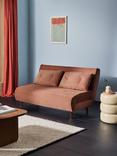 MADE Haru 2.5 Seater Sofa Bed, Cord Nutmeg