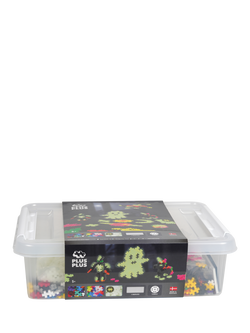 Plus-Plus Build & Glow Storage Box with 2000 Pieces - view 2, Multi