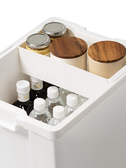 Like-it Store-up Container, Shallow with Tray - view 2, Beige