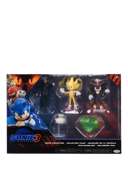 Sonic the Hedgehog 3 Movie Collection Figure Multi Pack, Multi