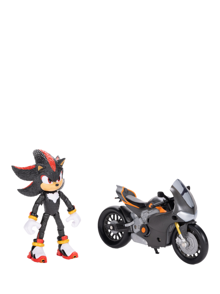 Sonic the Hedgehog 3 Action Figure Shadow with Motorcycle, Multi