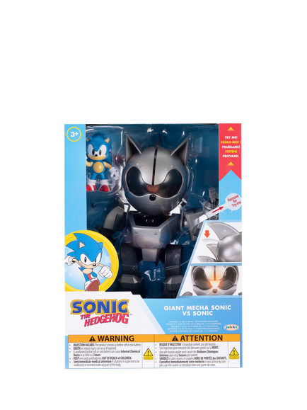 Sonic the Hedgehog Giant Mecha Sonic Robot vs Sonic Playset - view 2, Multi