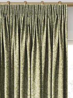 William Morris At Home Acorn Made to Measure Curtains or Roman Blind, Lichen - view 2, Lichen