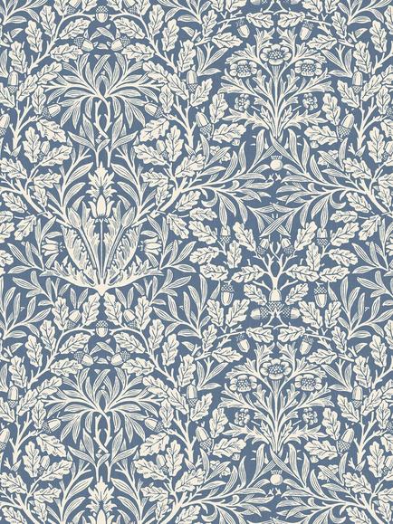 William Morris At Home Acorn Made to Measure Curtains or Roman Blind, River, River