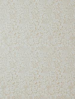 William Morris At Home Bird & Anemone Made to Measure Curtains or Roman Blind, Flax, Flax