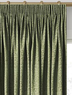 William Morris At Home Bird & Anemone Made to Measure Curtains or Roman Blind, Moss - view 2, Moss