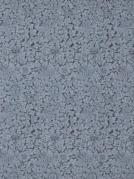 William Morris At Home Bird & Anemone Made to Measure Curtains or Roman Blind, Midnight, Midnight
