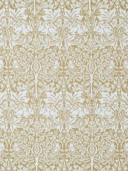 William Morris At Home Brother Rabbit Woven Made to Measure Curtains or Roman Blind, Honey, Honey