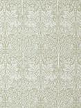 William Morris At Home Brother Rabbit Woven Made to Measure Curtains or Roman Blind, Sage