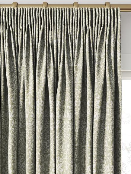 William Morris At Home Brother Rabbit Woven Made to Measure Curtains or Roman Blind, Sage - view 2, Sage