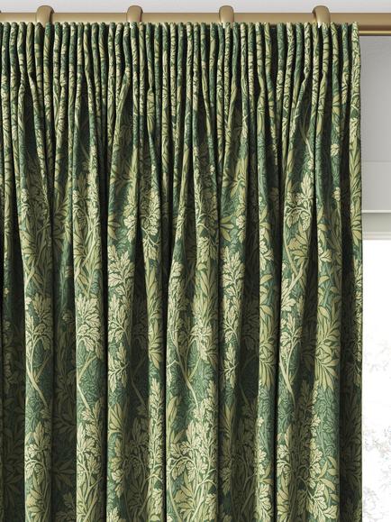 William Morris At Home Foliage Made to Measure Curtains or Roman Blind, Apple - view 2, Apple