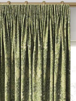William Morris At Home Foliage Made to Measure Curtains or Roman Blind, Fern - view 2, Fern