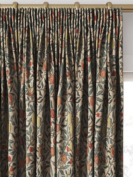 William Morris At Home Fruit Made to Measure Curtains or Roman Blind, Clay - view 2, Clay