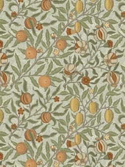 William Morris At Home Fruit Made to Measure Curtains or Roman Blind, Lichen, Lichen