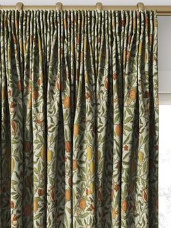 William Morris At Home Fruit Made to Measure Curtains or Roman Blind, Lichen - view 2, Lichen