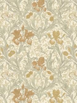 William Morris At Home Iris Made to Measure Curtains or Roman Blind, Honey, Honey
