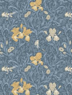 William Morris At Home Iris Made to Measure Curtains or Roman Blind, River, River