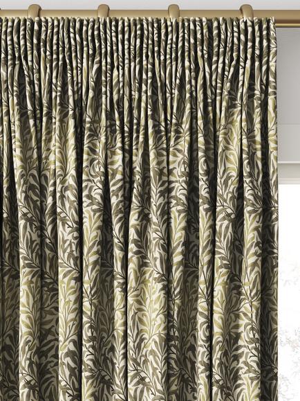 William Morris At Home Willow Bough Made to Measure Curtains or Roman Blind, Flax - view 2, Flax
