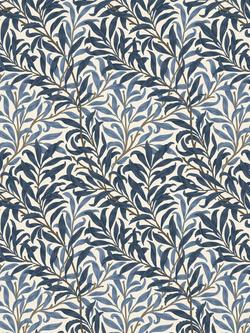 William Morris At Home Willow Bough Made to Measure Curtains or Roman Blind, Midnight, Midnight