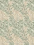 William Morris At Home Willow Bough Made to Measure Curtains or Roman Blind, Sage