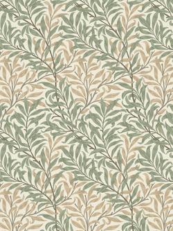 William Morris At Home Willow Bough Made to Measure Curtains or Roman Blind, Sage, Sage
