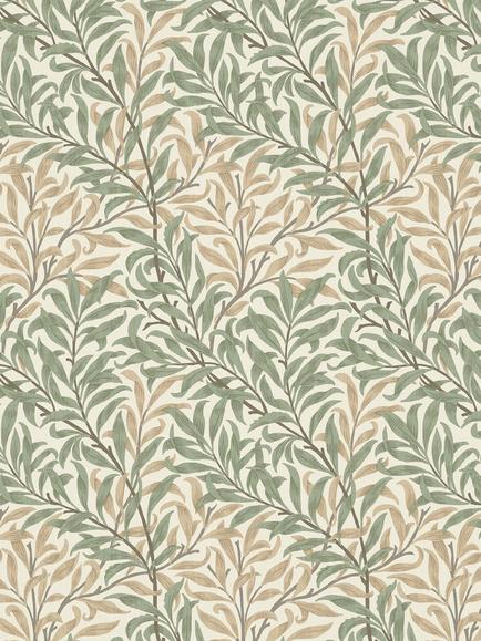 William Morris At Home Willow Bough Made to Measure Curtains or Roman Blind, Sage, Sage