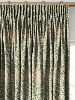 William Morris At Home Willow Bough Made to Measure Curtains or Roman Blind, Sage - view 2, Sage