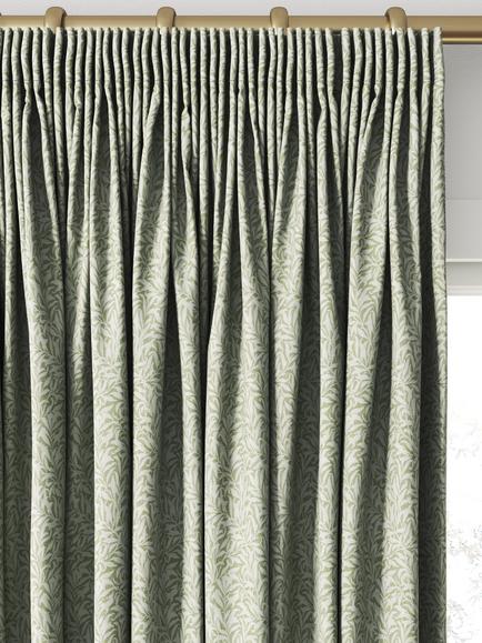 William Morris At Home Willow Bough Made to Measure Curtains or Roman Blind, Cobble - view 2, Cobble