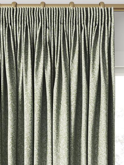 William Morris At Home Willow Bough Made to Measure Curtains or Roman Blind, Lichen - view 2, Lichen