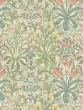 William Morris At Home Woodland Weeds Made to Measure Curtains or Roman Blind, Apple