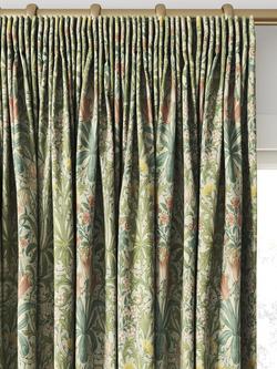 William Morris At Home Woodland Weeds Made to Measure Curtains or Roman Blind, Apple - view 2, Apple