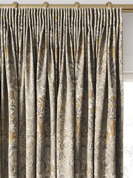 William Morris At Home Woodland Weeds Made to Measure Curtains or Roman Blind, Barley - view 2, Barley