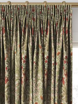 William Morris At Home Woodland Weeds Made to Measure Curtains or Roman Blind, Fern - view 2, Fern